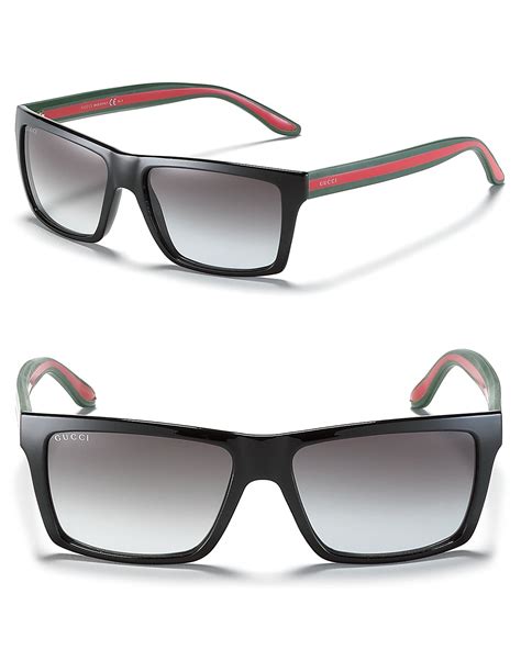 gucci black rectangular glasses